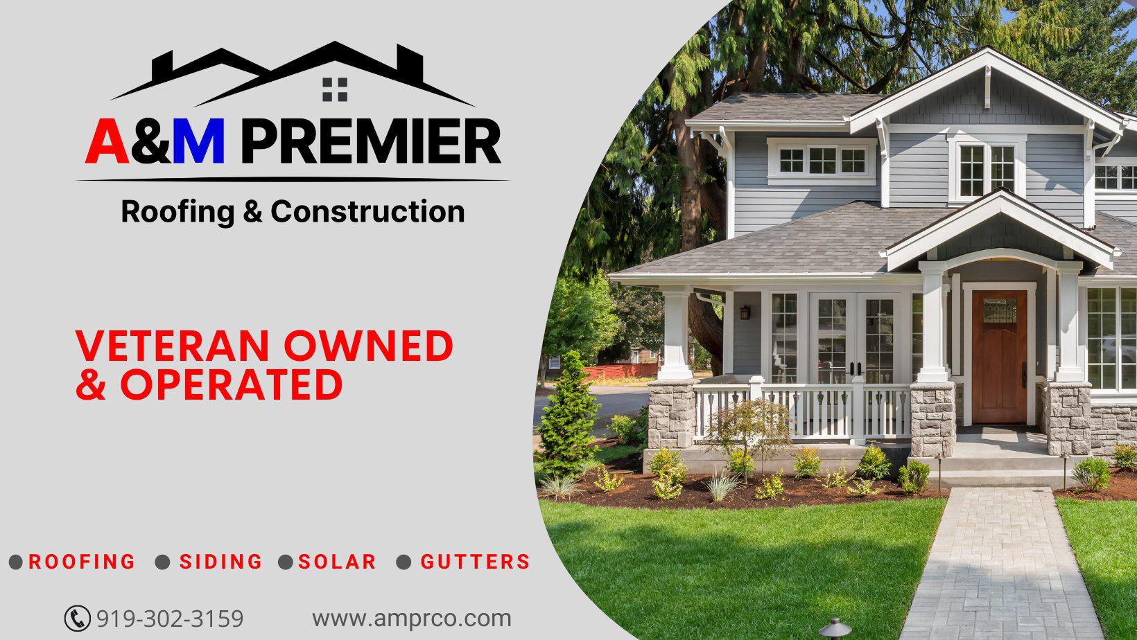 Logo of A&M Premier Roofing & Construction