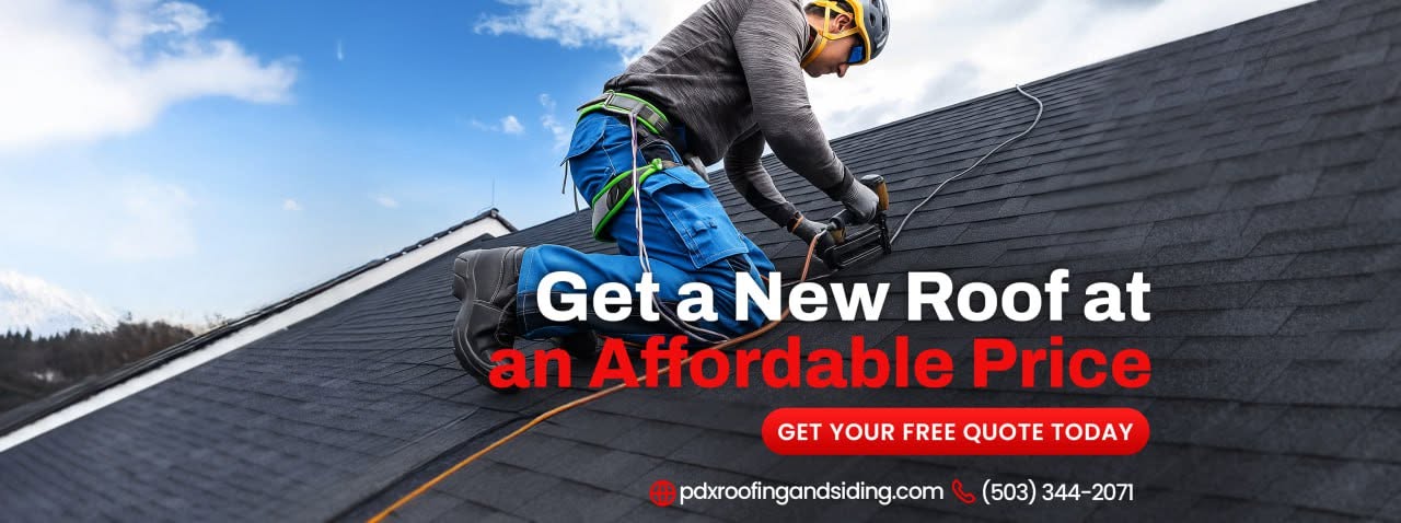 Logo of PDX Roofing and Siding